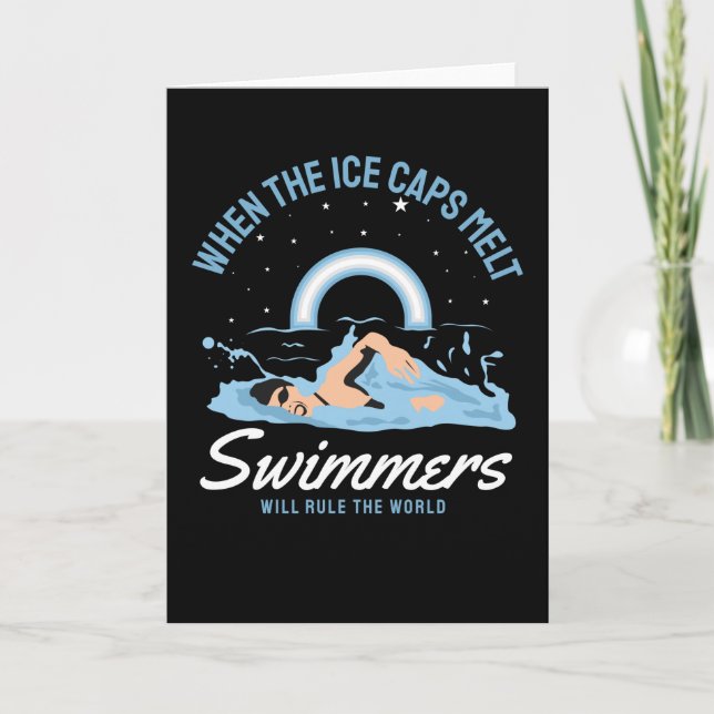 Swimmers Will Rule the World Card (Front)