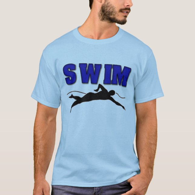 Swimmers's Men's Tie-Dye T-Shirt (Front)