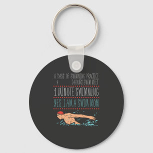 Swimmimg Mum Key Ring