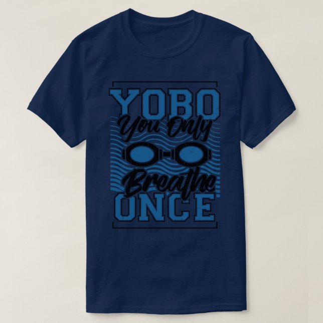 Swimming 5 T-Shirt (Design Front)