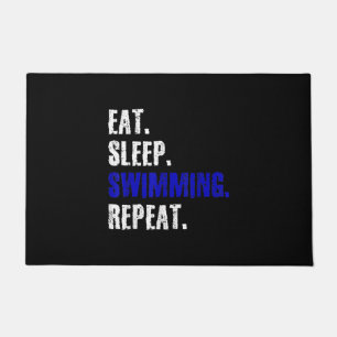 Swimming And Swimmers Design Summer Gift Doormat