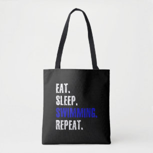Swimming And Swimmers Design Summer Gift Tote Bag