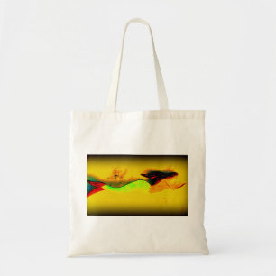 swimming brunette mermaid tote bag
