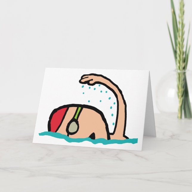 Swimming Card (Front)
