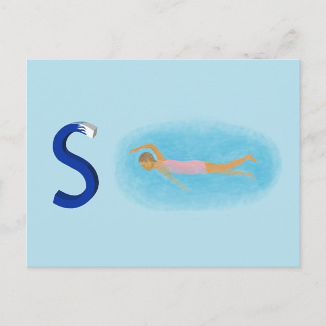 Swimming Card (Front)