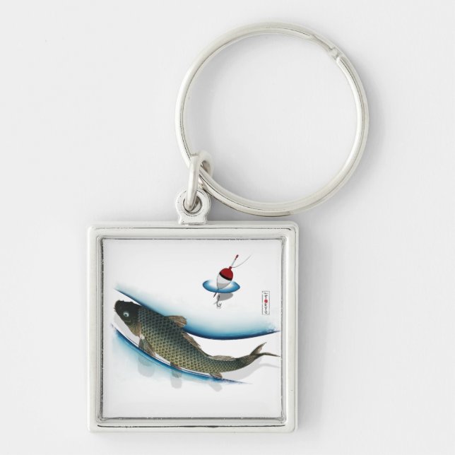 Swimming Carp Key Ring (Front)