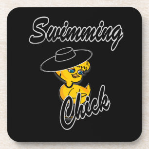 Swimming Chick #4 Coaster