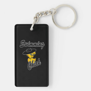 Swimming Chick #4 Key Ring