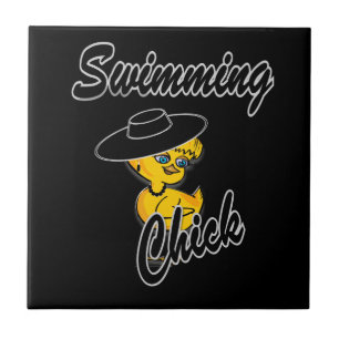 Swimming Chick #4 Tile