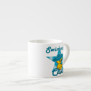 Swimming Chick #7 Espresso Cup