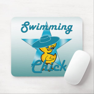 Swimming Chick #7 Mouse Pad