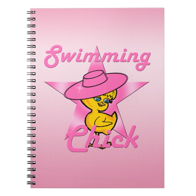 Swimming Chick #8 Notebook (Front)
