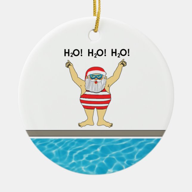 Swimming collectable -Crice Ornament (Front)