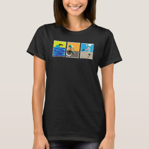 Swimming Cycling Running Cyclist T-Shirt