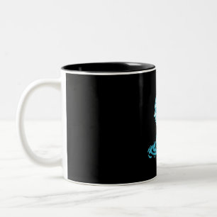 Swimming Design Gift For Swimmer Summer Gift Two-Tone Coffee Mug