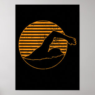 Swimming Design Gift For Swimming Lover Poster