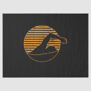 Swimming Design Gift For Swimming Lover Tissue Paper