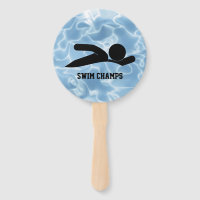 Swimming Design Hand Fans