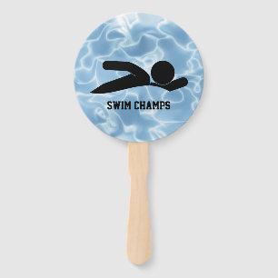 Swimming Design Hand Fans