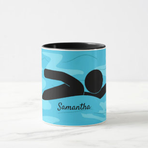 Swimming Design Mug