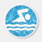 Swimming & Diving Coach or Swimmer Cool Swim Icon