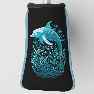 Swimming Dolphin Golf Head Cover