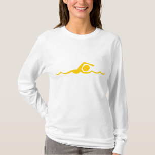 Swimming Figure - Amber T-Shirt
