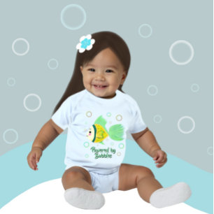 Swimming fish baby T-Shirt Bodysuit