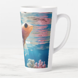 Swimming Fish Latte Mug