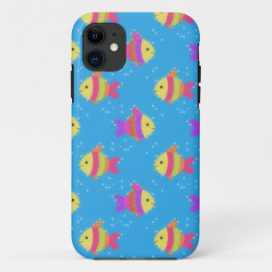 Swimming Fish Pattern iPhone 11 Case