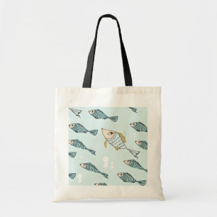 Swimming fish tote bag
