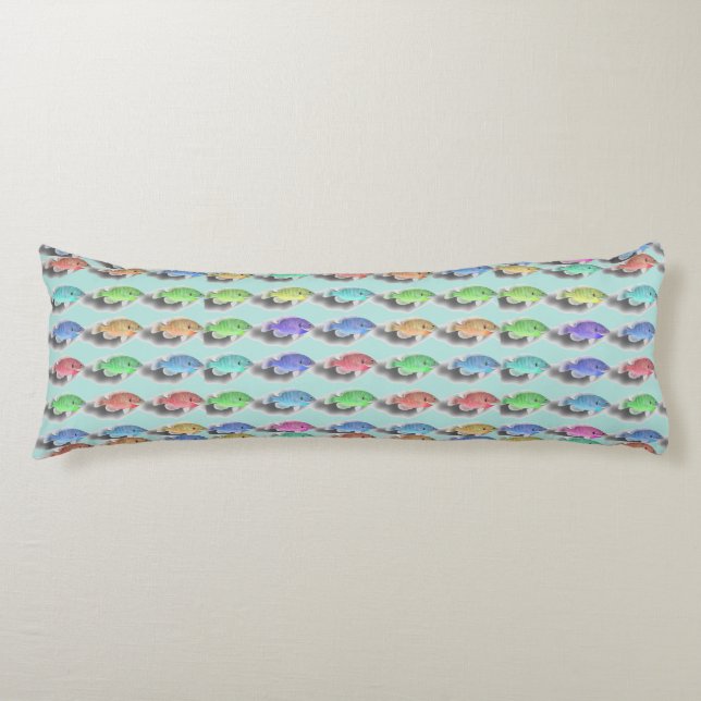 Swimming Fishies Body Cushion (Front)