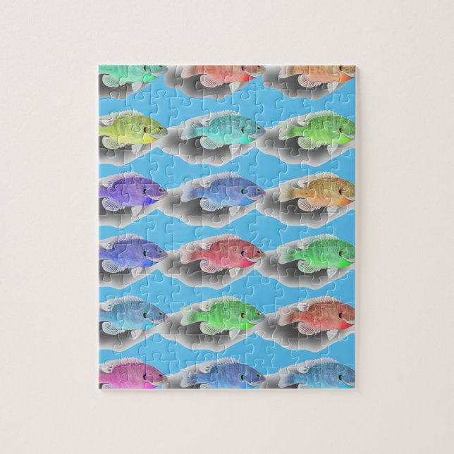 Swimming Fishies Jigsaw Puzzle (Vertical)
