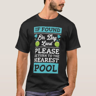 Swimming Garden Friends girl T-Shirt