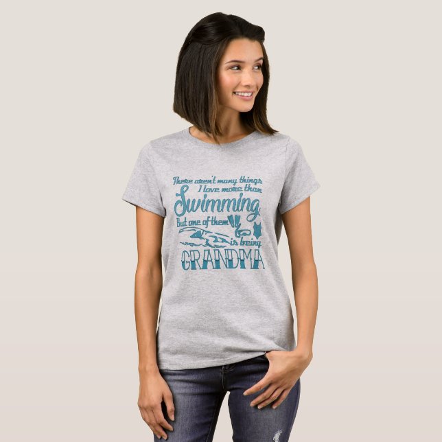 Swimming Grandma T-Shirt (Front Full)