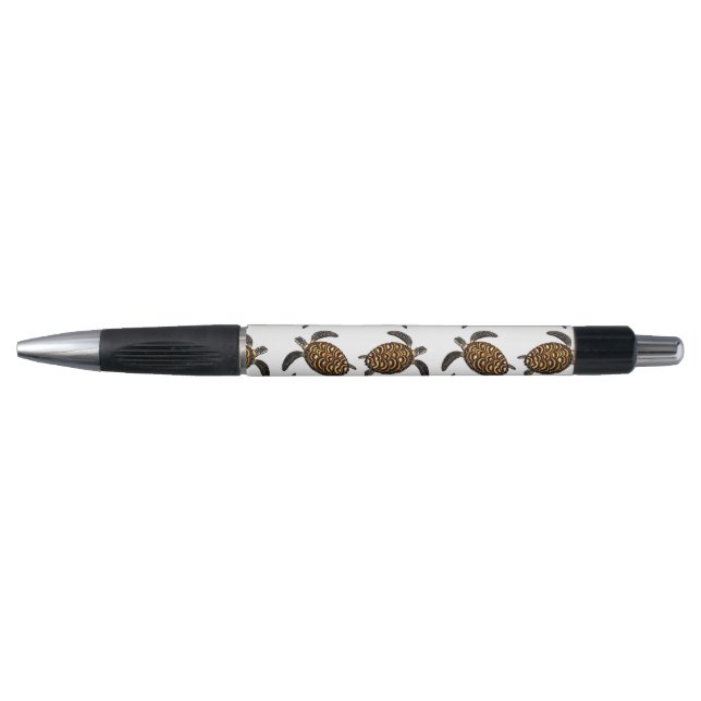 Swimming Hawksbill Sea Turtles Pen (Front)