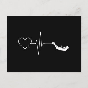 Swimming Heartbeat Gift for Swimmers Postcard