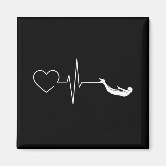 Swimming Heartbeat Magnet (Front)