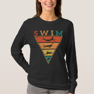 Swimming Hobby Indoor Pool Outdoor Pool Lifeguard T-Shirt
