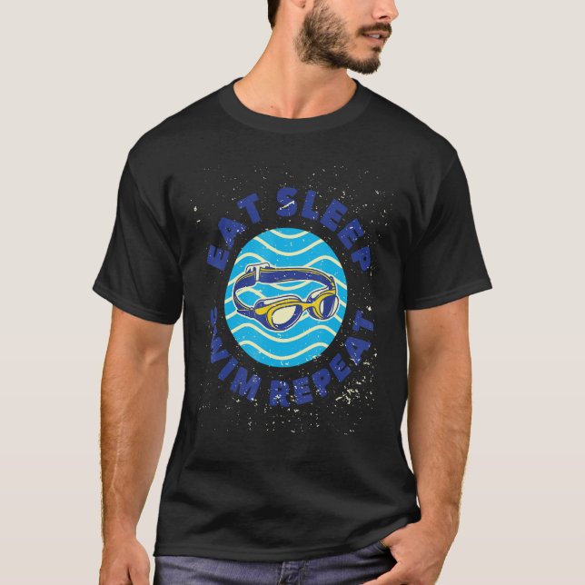 Swimming  Hobby T-Shirt (Front)