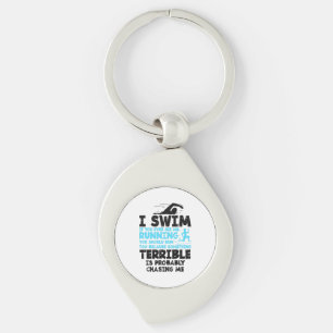 Swimming - I Swim  Key Ring