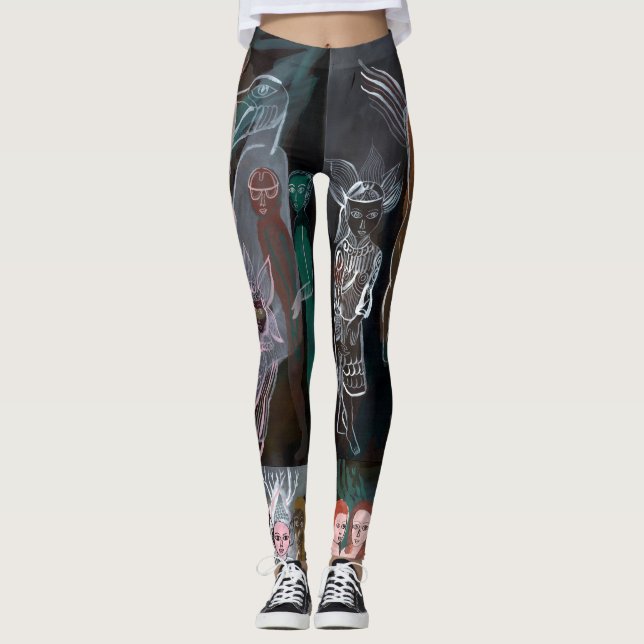Swimming in the Spirit World Leggings (Front)