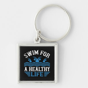 Swimming - key ring