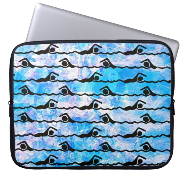 SWIMMING Laptop Sleeve (Front)