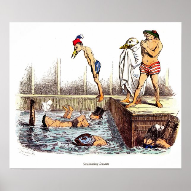 Swimming Lessons Poster (Front)