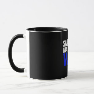 Swimming Makes Me Wet Long Sleeve T-Shirt Mug