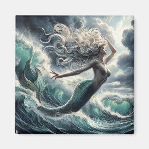 Swimming Mermaid Magnet