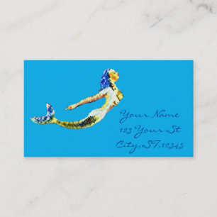Swimming Mermaid Thunder_Cove Business Card