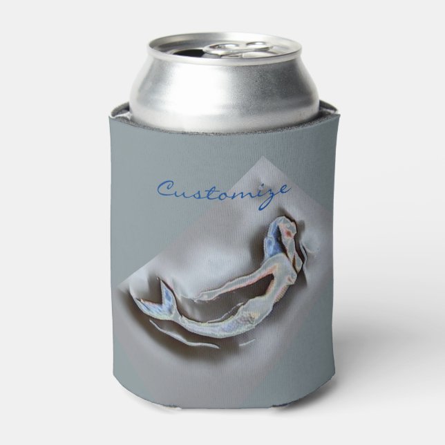 Swimming Mermaid Thunder_Cove Can Cooler (Can Front)
