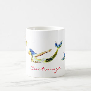 Swimming Mermaid Thunder_Cove Coffee Mug